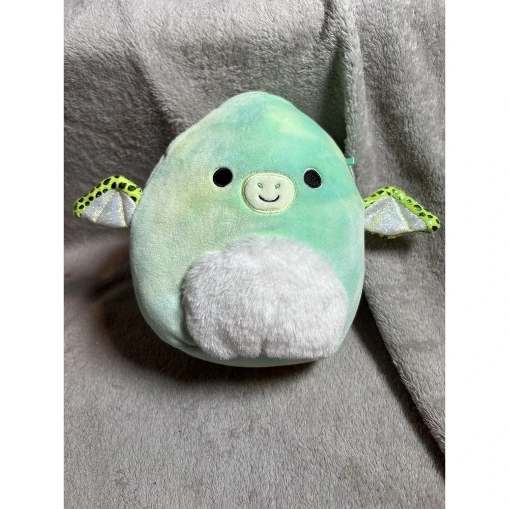Squishmallows Fletcher The Pterodactyl Plush Dinosaur 12 inch Green Kellytoy NEW